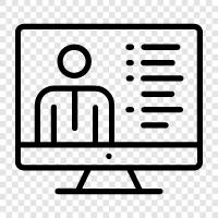 elearning, online courses, online learning, online education icon svg