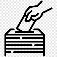 Elections, voting, democracy, votes icon svg