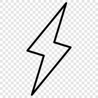 electric, thunder, storm, weather icon svg