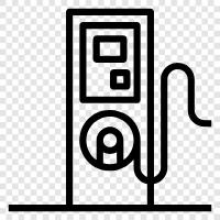 Electric car charging, Electric car charging station, Electric car charger, Electric vehicle icon svg