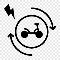 electric car, electric bike, electric scooter, electric recharge icon svg