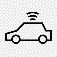 electric car, autonomous car, selfdriving car, cars of the future icon svg