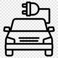 electric cars, electric vehicles, battery electric cars, electric cars for sale icon svg