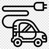 electric cars, electric vehicles, Electric Car icon svg