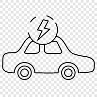 elektrikli arabalar, elektrikli araçlar, elektrikli otomobil şirketi, elektrikli otomobil teknolojisi ikon svg
