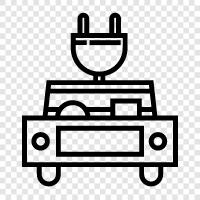 electric cars, electric vehicles, Electric Car icon svg