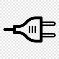 electric cars, Tesla, charging, infrastructure Plug icon svg