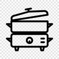 Electric Cooker, Electric Griddle, Electric Roaster, Electric Pan icon svg