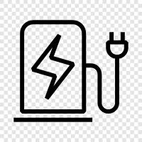 electric, power, energy, production icon svg