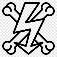 electric, electricity, volts, amps icon svg