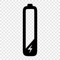 электроэнергия, зарядка, ион лития, подзаряжаемый Значок svg