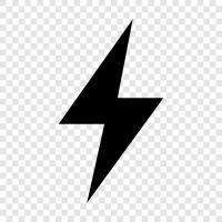 electric, bolt, electricity, spark icon svg