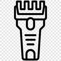 electric hair clipper, electric shaver, electric beard trimmer, electric icon svg