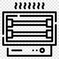 Electric Heaters, Heater, Electric, Heat icon svg