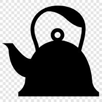 electric kettle, stovetop kettle, tea kettle, coffee maker icon svg
