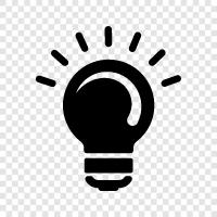 electric light bulb, lightbulb, incandescent light bulb, fluorescent icon svg