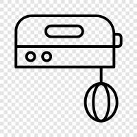 electric mixer, kitchen appliances, kitchen tools, kitchen gadgets icon svg