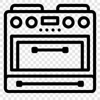 electric oven, electric range, electric cooktop, electric stove icon svg