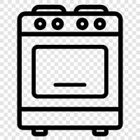 electric oven, electric range, electric stovetop, electric stove icon svg