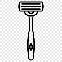 electric razor, safety razor, wet shaving, straight razor icon svg