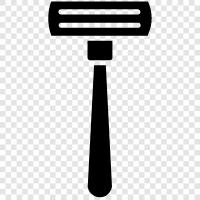 electric razor, safety razor, wet shave, cartridge razor icon svg