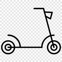 Elektroroller, Roller, KickScooter symbol