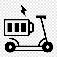 electric scooter, ebike, electric bike, scooter charging icon svg