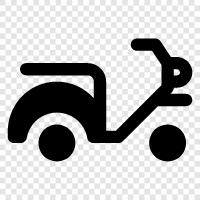 electric scooter, gas scooter, scooter, motorbike icon svg