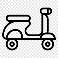 electric scooter, electric skateboard, electric bike, electric scooter rental icon svg