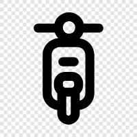 elektrikli scooter, elektrikli kaykay, elektrikli bisiklet, elektrikli scooter kiralama ikon svg