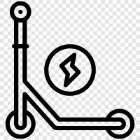 electric scooters, electric scooter rental, Electric Scooter icon svg