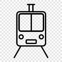 Electric Trains, Electric Rail, Electric Cars, Electric Buses icon svg