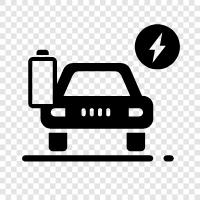 Elektrisches Fahrzeug, Elektroautos symbol