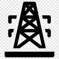 electrical, power, transmission, pole icon svg