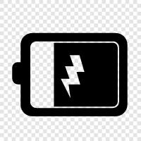 electrical, rechargeable, portable, power icon svg