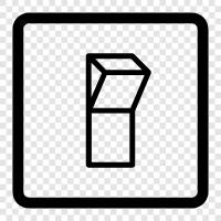 electrical, toggle, light, switchboard icon svg