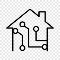 elektrische Verdrahtung, elektrische Schaltplan, elektrisches Diagramm, Hausverdrahtung symbol