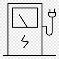 electricity, solar, battery, solar panel icon svg