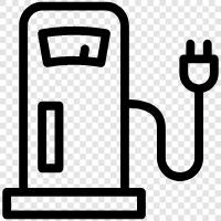 electricity, power, battery, solar icon svg