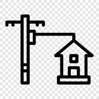 electricity, power plant, electric company, energy icon svg