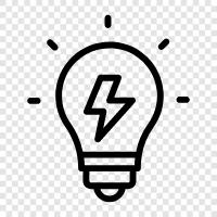 Electricity, Solar Energy, Wind Energy, Hydro Energy icon svg