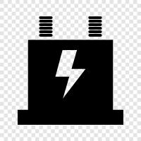 electricity, power, solar, wind icon svg