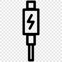 electricity, power, battery, solar icon svg