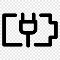 Strom, Steckdose, USB, Adapter symbol