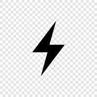 electricity, Wizard of Oz, yellow Electricity, Lightning Bolt icon svg
