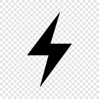 Electricity, Energy, Thunder, Comet icon svg