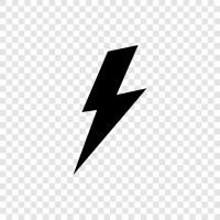 Electricity, Science, Lightning Bolt icon svg