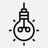 Electricity, Energy, Lighting, Lamp icon svg