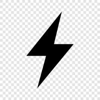 Electricity, Thunderbolt, Thunder, Electromagnetic icon svg