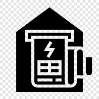 elektrik oranları, elektrik maliyeti, elektrik kullanımı, elektrik faturası hesaplayıcısı ikon svg